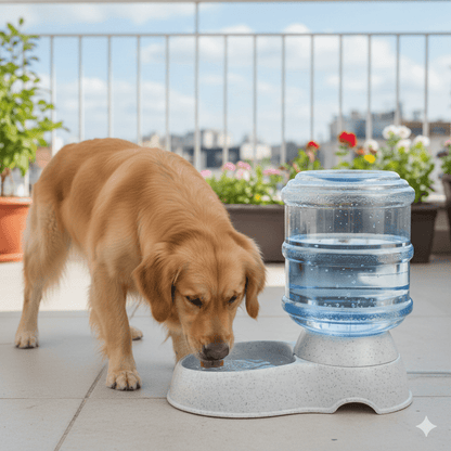 Gravity Pet Water Dispenser 3.5L — Self - Refilling, Food - Grade, Anti - Slip - PawJoyful