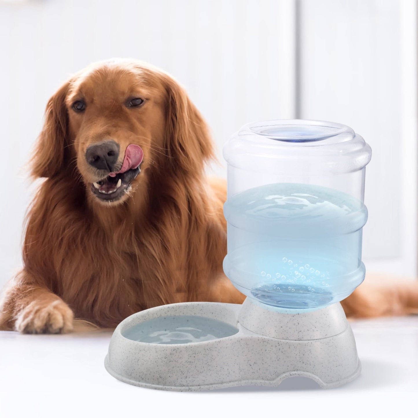 Gravity Pet Water Dispenser 3.5L — Self - Refilling, Food - Grade, Anti - Slip - PawJoyful