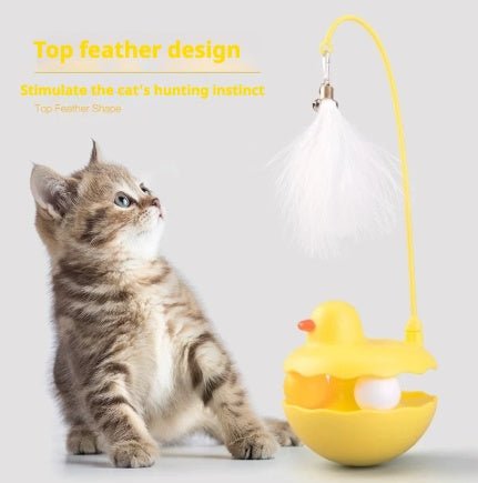 Interactive Duck Cat Toy Stick — Lightweight, Washable & Fun Indoor/Outdoor - PawJoyful